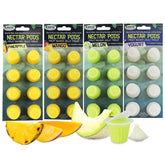 Exotic Nutrition Nectar Pods variety 4-pack front label calcium fortified treat.