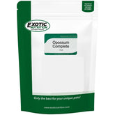 Exotic Nutrition Opossum Complete bag displays a complete pellet diet for opossums.