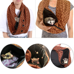 Exotic Nutrition Pet Bonding Scarf, zipper closure for easy access to your pet