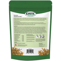Three-quarter-inch sticks from Exotic Nutrition simplify feeding and portions.
