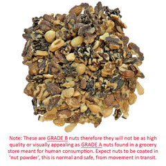 Exotic Nutrition Premium Nut Mix close-up of walnuts, hazelnuts, almonds for variety