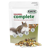 Exotic Nutrition Squirrel Complete bag front view with wholesome ingredients for healthy squirrels.