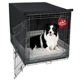 Explore Land breathable crate cover with 4-sides ventilation improves airflow for dogs.