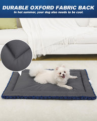 Exsnugy Rectangle Crate Pad versatile on crates or elevated beds