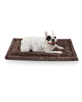 Exsnugy dog bed mat with plush surface for cozy naps.