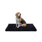 Exsnugy washable dog bed mat with ultra-soft plush for cozy naps.