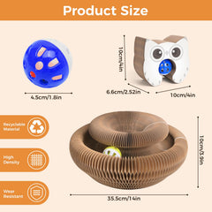 EXTFANS Extra-durable 2cm-thick board provides sturdy scratching and long-lasting use.