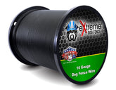 Extreme Dog Fence 16-gauge cable close-up for durable underground fencing.