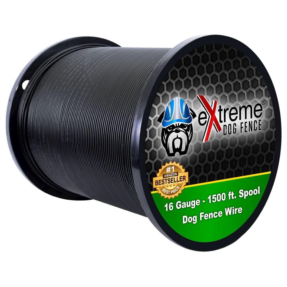 Extreme Dog Fence 16 Gauge Wire 1500ft provides a long-lasting perimeter for reliable containment.