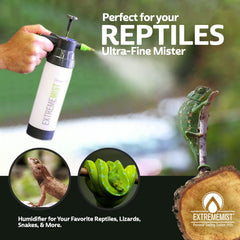 EXTREMEMIST mister pump-action for continuous spray.