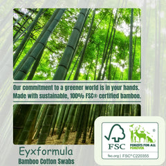 eyxformula one-point-five-inch cotton tip for deep cleaning in pet ears.