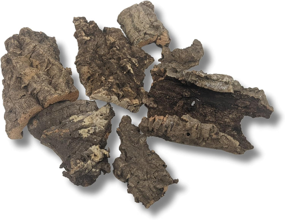 EZ Botanicals Cork Bark Bits decorative terrarium enhancement for natural decor and moisture retention.