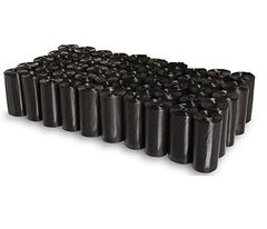 Leak-proof black bags help contain mess during outings.