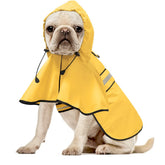 Ezierfy reflective dog raincoat in yellow boosts visibility for evening walks