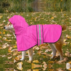 Ezierfy raincoat features reflective strip for safer nighttime walks.
