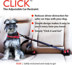 EzyDog Click fully adjustable length to fit dogs of various sizes.