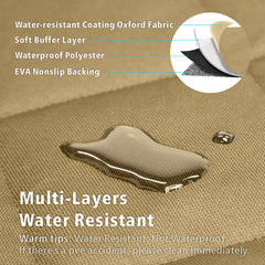 F-color non-slip backing keeps the liner stable on drives.