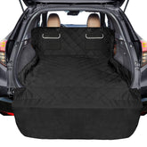 F-color SUV Cargo Liner dog-seat cover protects upholstery during travel.