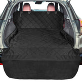 F-color SUV Cargo Liner with dogs in SUV, cargo protected