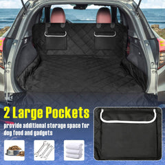 F-color cargo liner large pockets offer handy storage on trips.
