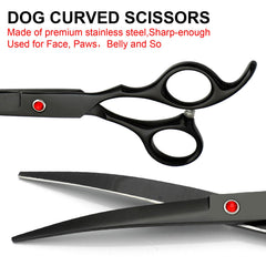 FAIGEO straight scissors 7-7 inch for precise trimming and clean lines.