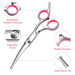 FAIGEO thinning scissors with 26‑tooth tip for controlled thinning