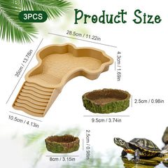 FALESHOS removable ramp enhances safe entry and exit for reptiles and amphibians.