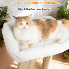Famifit hammock platform offers a plush resting area for cozy lounging after play.