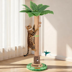Famifit 39-inch sisal post with wrap for healthy claws and satisfying scratching.
