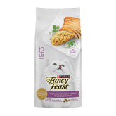 Fancy Feast savory chicken and turkey bites dry cat food for balanced meals