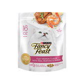 Fancy Feast Filet Mignon seafood-shrimp-bites showcase premium flavor and crunchy texture.