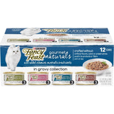 Fancy Feast Gourmet Naturals Gravy Beef Recipe image: savory gravy appeals to adult cats.