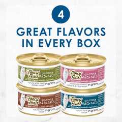 Fancy Feast Gourmet Naturals Gravy Chicken Recipe image: protein-rich gravy for daily meals.