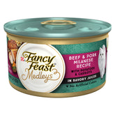 Fancy Feast Medleys beef-pork Milanese shredded texture for variety