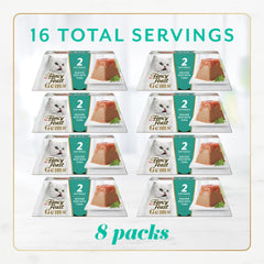 Peel-and-reveal pate portion from Fancy Feast Gems for easy serving.