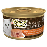 Fancy Feast Savory Centers dual-texture pate with gravy center for a tasty surprise
