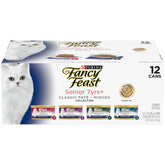 Fancy Feast Senior 7+ chicken cans for aging cats, protein-rich meals