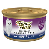 Fancy Feast senior beef feast pate can for easy, mess-free serving.