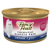 Fancy Feast senior chicken feast pâté 24-pack cans for convenient meals