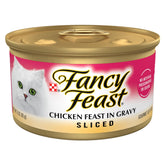 Fancy Feast Sliced Chicken Feast in Gravy – tender chicken slices in savory gravy for adult cats
