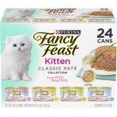 Fancy Feast Tender Feast Ocean Whitefish kitten pΓ’tΓ© supports appetite with real seafood as the first ingredient.