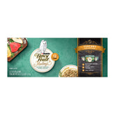 Fancy Feast Tuscany variety-pack packaging shown for easy mealtime rotation.