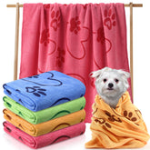 Fanfanwin dog bath towel absorbent microfiber for quick post-bath drying