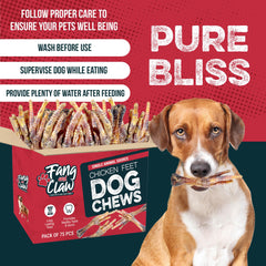 Fang and Claw trimmed nail-free feet ready for chewing.