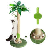Fantasreen cat scratching post, 33 inches tall, ideal for vertical scratching and independent play.