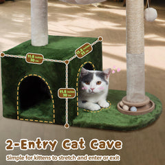 Fantasreen sisal posts provide durable scratching and muscle engagement for indoor cats