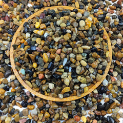 FANTIAN 20 lbs natural fish tank gravel enhances aquarium realism and ease of maintenance.