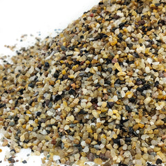 FANTIAN 5 lbs fish tank sand, fine 1/16 inch granules, ideal for tidy aquarium substrate.
