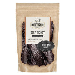 Farm Hounds Beef Kidney Jerky pack front β ideal training reward for dogs