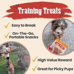 Farm To Pet beef treat chips deliver lean protein for active dogs.